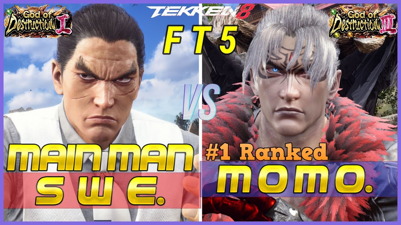 T8 FT 5 SET ▰ THEMAINMAN (Kazuya) vs MOMODOG (#1 Ranked Devil Jin) ▰ Tekken 8 High Level Gameplay