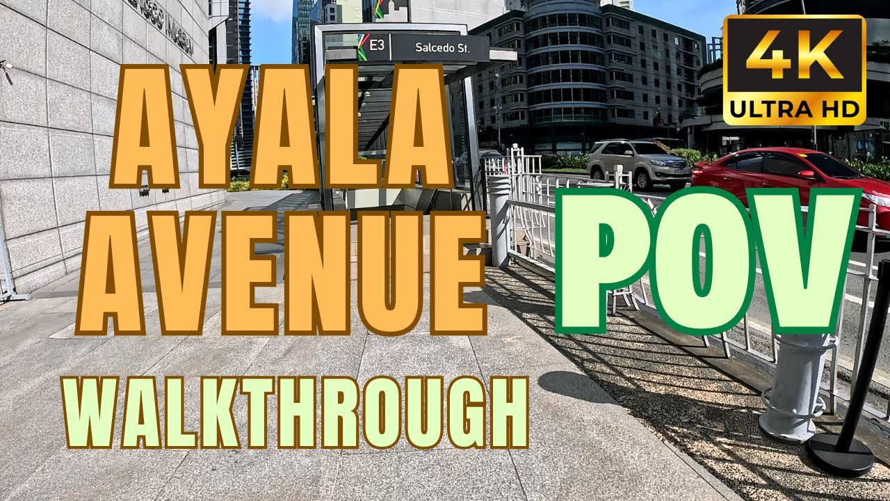 AYALA AVENUE MAKATI WALK TOUR IN 2025 | POV | NO COMMENTARY | WALKTHROUGH | PHILIPPINES | 4K UHD