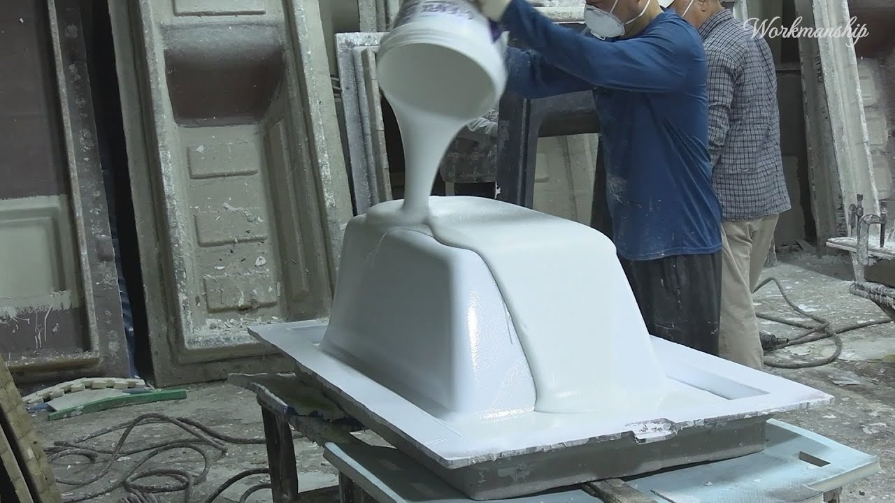 Surprisingly, This Liquid Becomes a Bathtub After a While. Korean Bathtub Factory