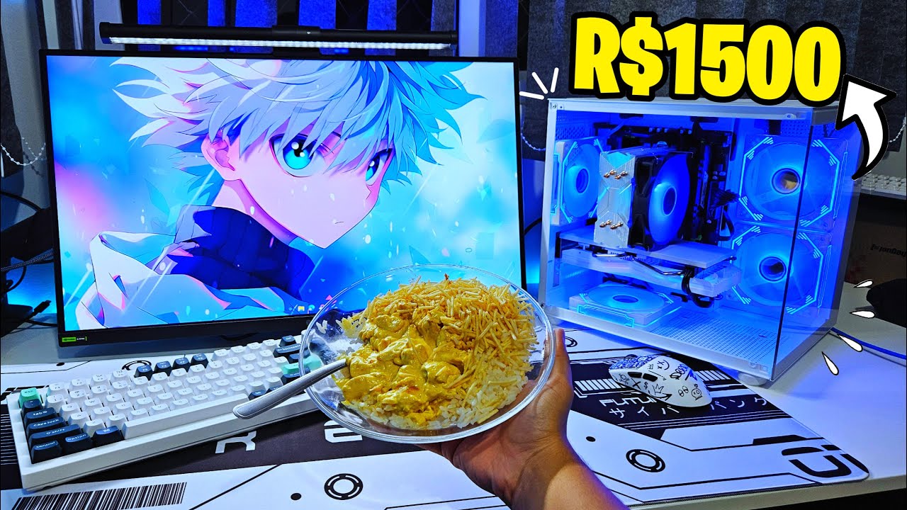 Uma noite com meu novo PC GAMER barato (Roda tudo!)