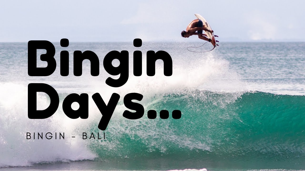 SURF GLASSY WAVES IN BINGIN BEACH BALI || Surfing Bali