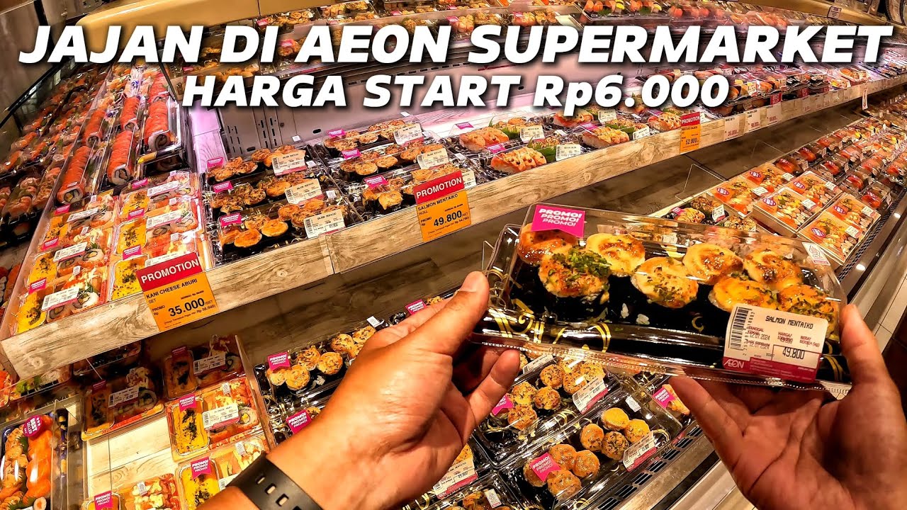 JAJAN SUSHI DI AEON SUPERMARKET MALL @ ALAM SUTERA