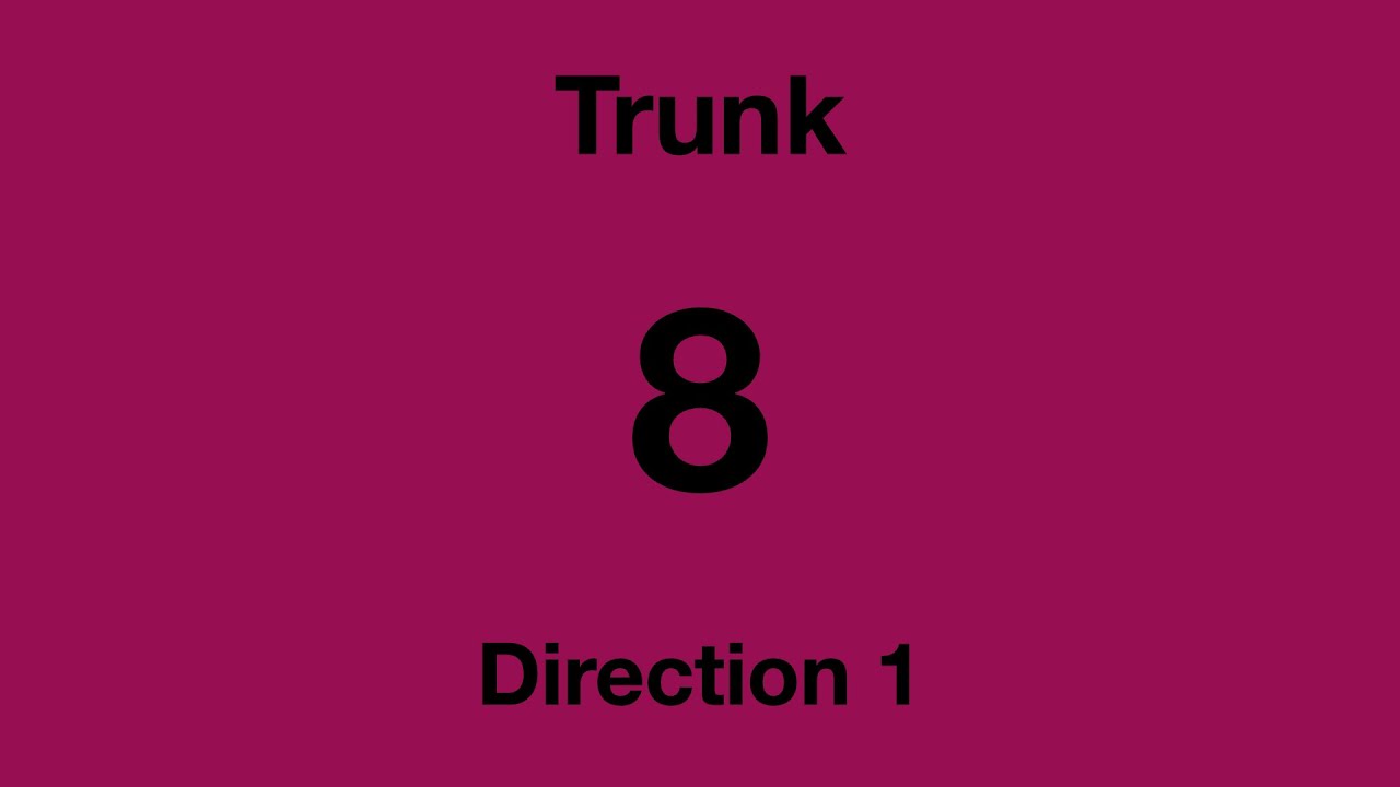 [SBS Transit] Trunk Bus Service 8 - Direction 1 Hyperlapse