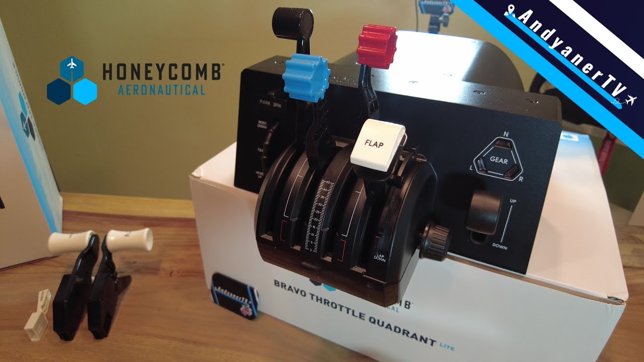 Honeycomb Bravo Throttle Quadrant Lite 🛩 Flight Simulator Hardware ▪ PC Mac deutsch ▪ Aeronautical