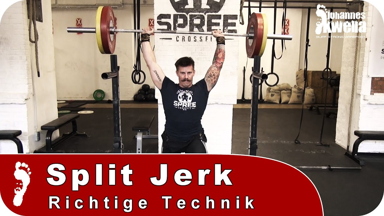 Split Jerk Tutorial | richtige Technik beim Ausstoßen (Oly Lifting)