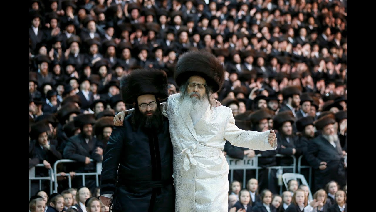 ‫Satmar Rebbe Dancing Mitzvah Tanz In Israel