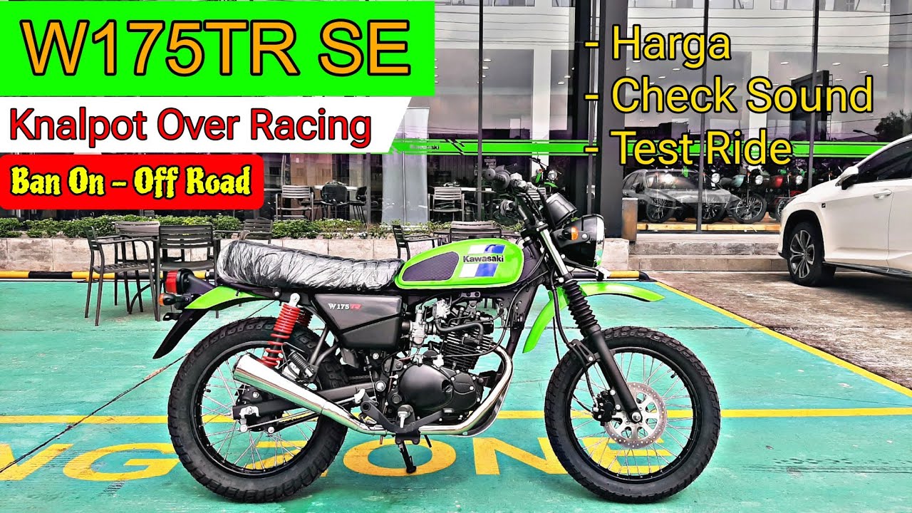 W175TR SE Dengan Knalpot Over Racing dan Ban On-Off Road | Rincian Harga dan Check Sound