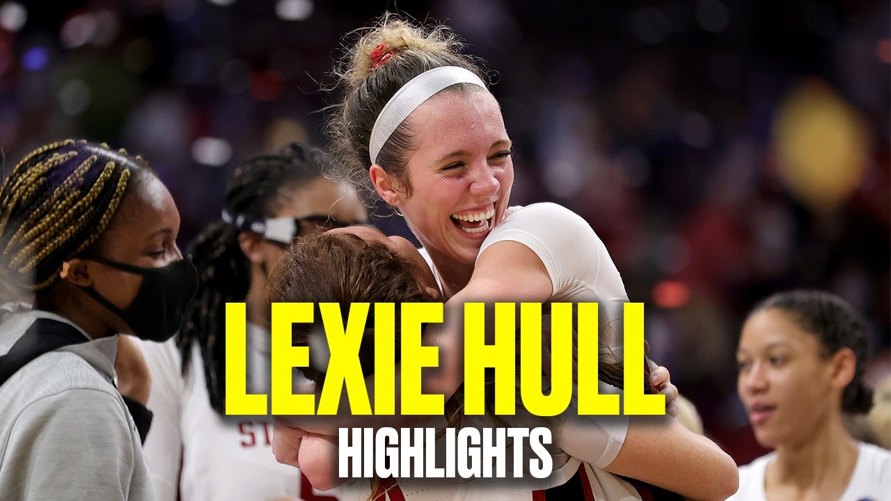 Lexie Hull March Madness highlights from Stanford's 2021 title run