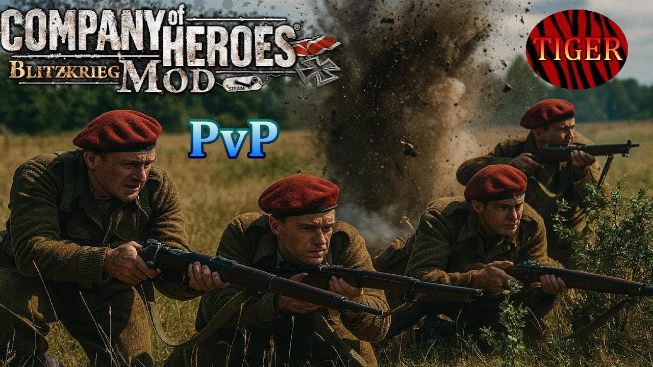 CoH Blitzkrieg Mod PvP _ Old but Epic v5.3.4 Battle!