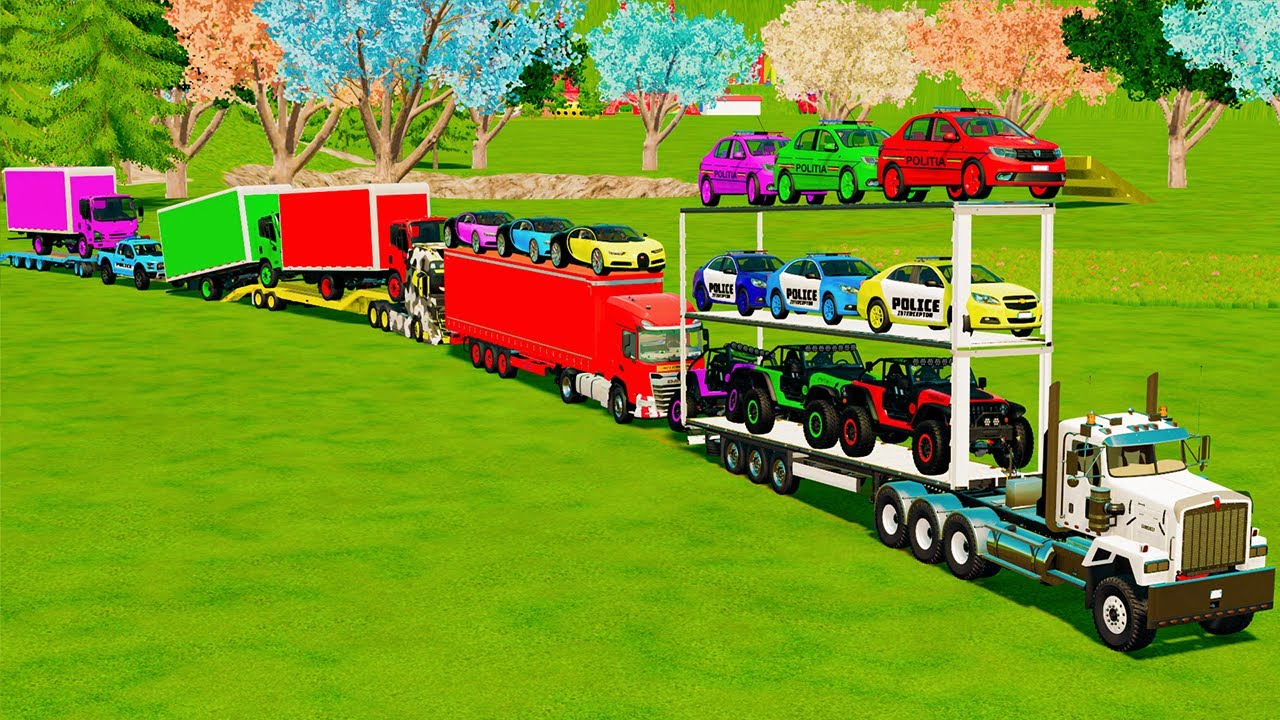 NOOB vs PRO vs EXPERT vs HACKER Transport Battle! | Farming Simulator 25
