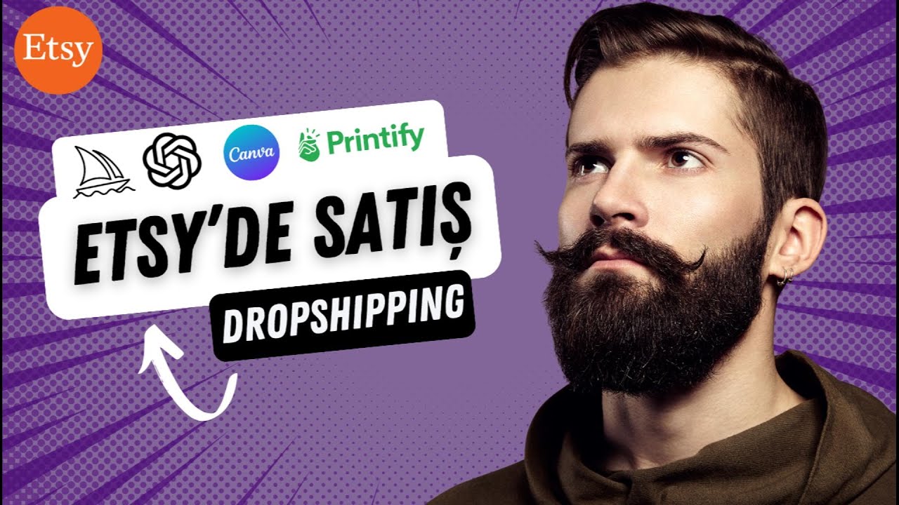 Sıfırdan ETSY Eğitimi Part-1📚 Printify, Midjourney, ChatGPT ve Canva ile ETSY'de Dropshipping yapmak