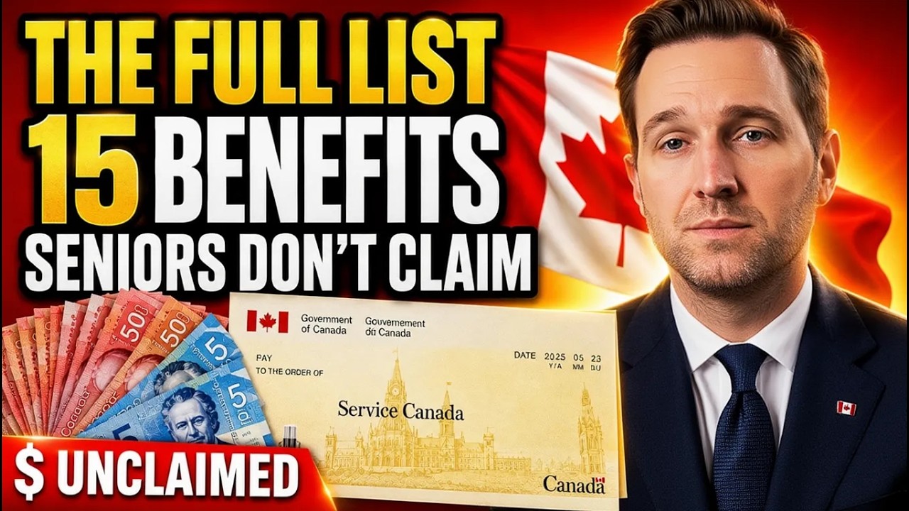 🚨🇨🇦 15 пособий для канадских пенсионеров, которые ВЫ ДОЛЖНЫ получить в 2026 году | OAS, CPP, GIS ...