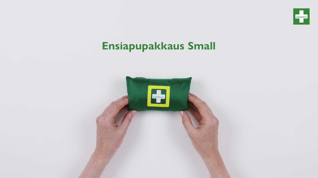 Cederroth Ensiapupakkaus Small demo video SUOMI