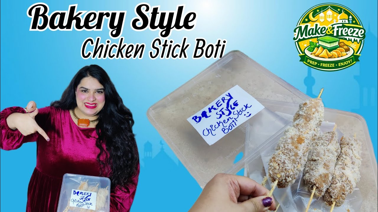 Chicken Stick Boti | Bakery Style Chicken Sticks | Make n Freeze 