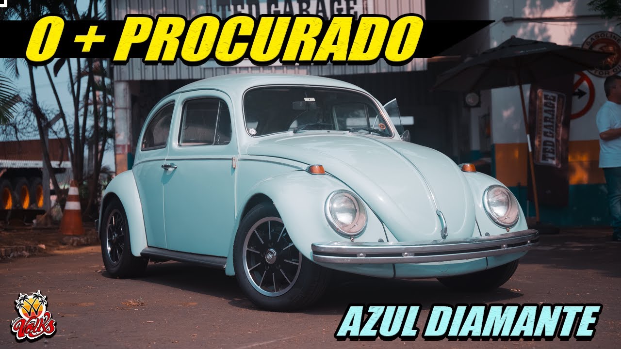 FUSCA AZUL DIAMANTE - O MAIS PROCURADO