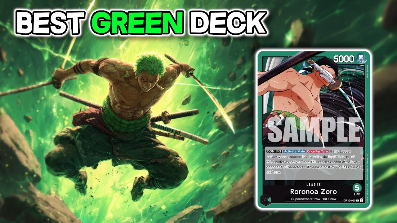 [OP12] Roronoa Zoro Is the NEW King of Green Leaders! ⚡