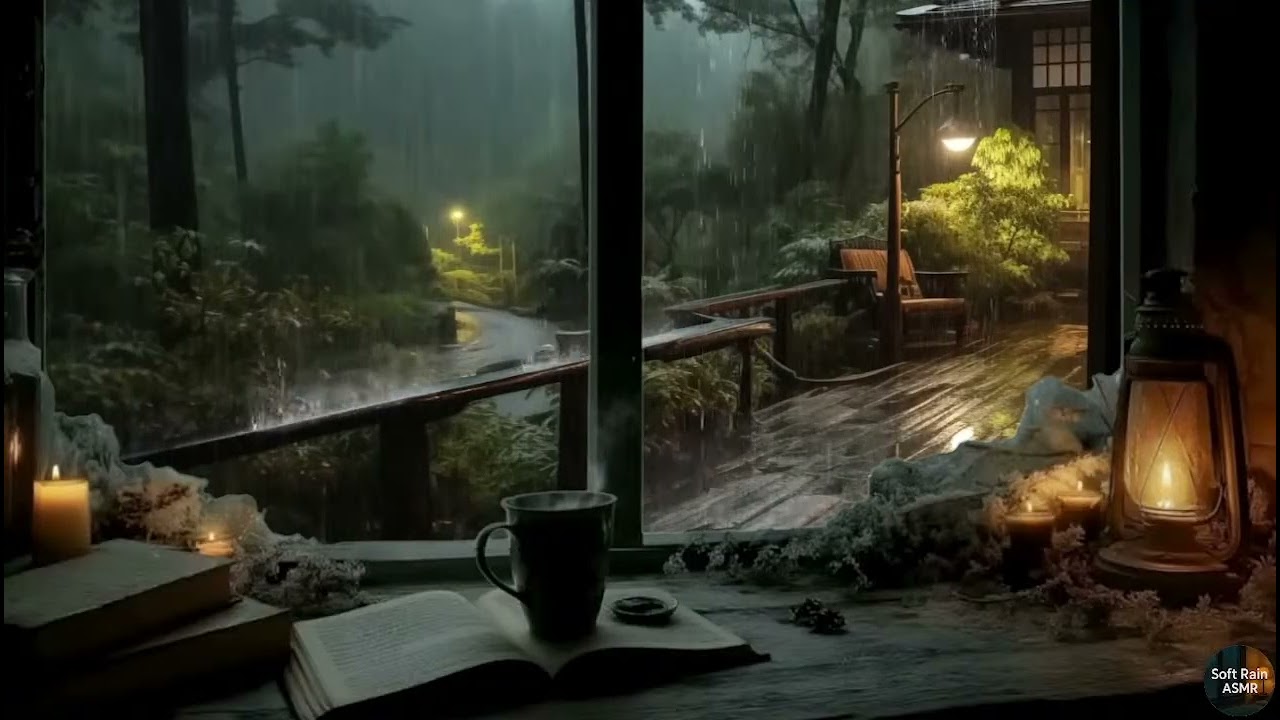 Ruído de Chuva Suave para Relaxar 😴 | Adormeça Rápido e Durma Melhor