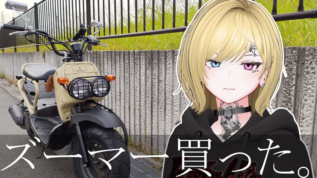 【ズーマー】原付買った【VTuber】
