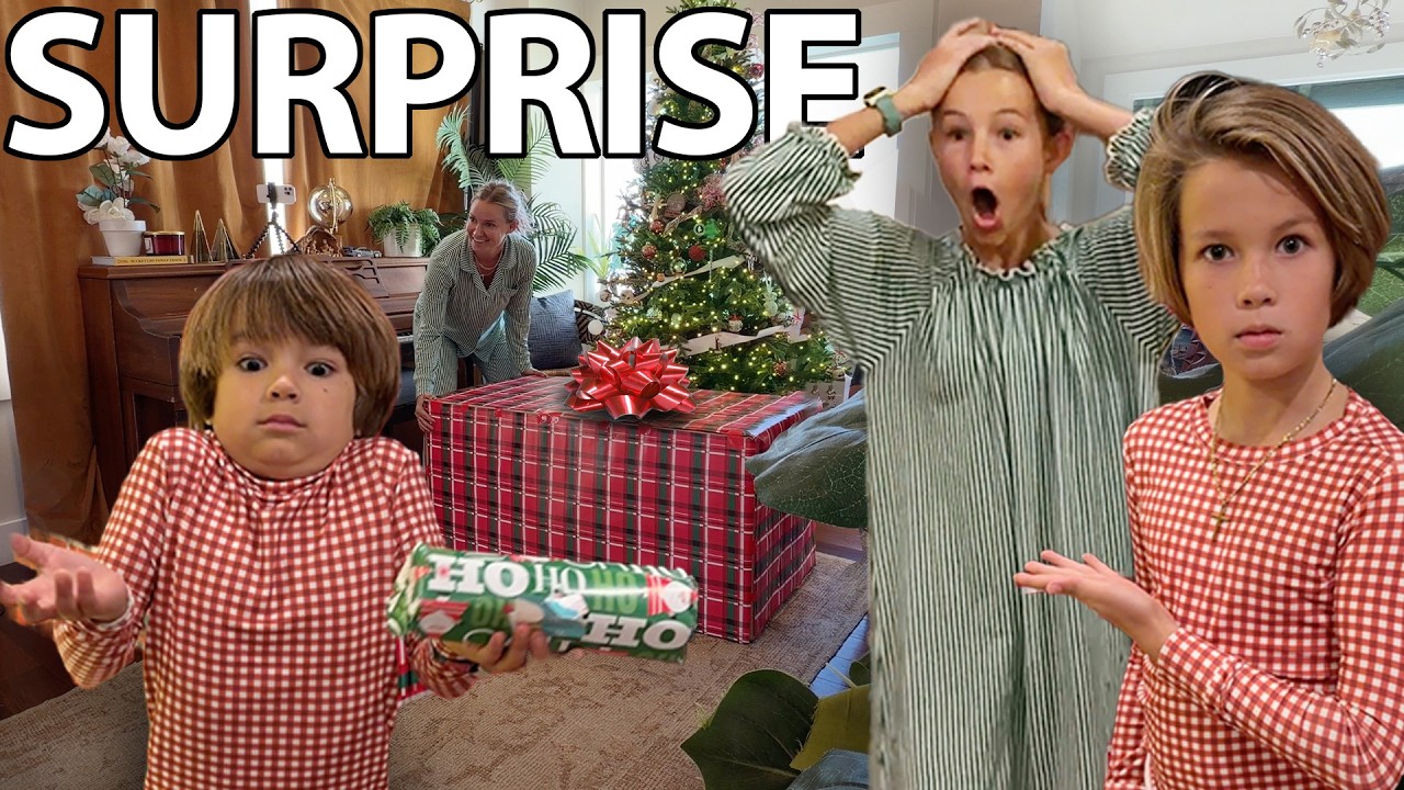 WHAT&rsquo;S INSIDE THE BOX? BIG CHRISTMAS SURPRISE FOR OUR KIDS