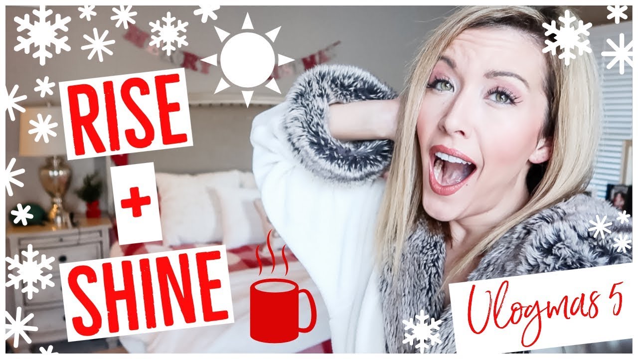УТРЕННЯЯ РАБОТА 2018 ☀️☕️ | ВЛОГМАС 2018 🎥🎄✨