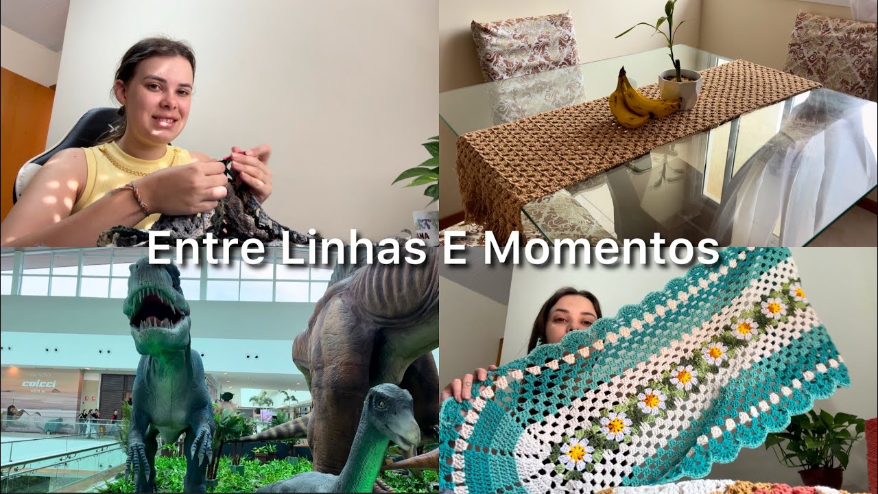 Vlog de Rotina | 3 dias comigo: ação de vendas, crochê e um passeio #crochet #croche #vlog 