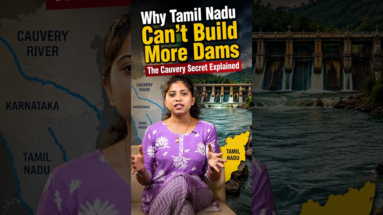 Cauvery: Karnataka vs Tamil Nadu 💧| Why Only One Dam in Tamil Nadu? 🤔 | The Dude Talks