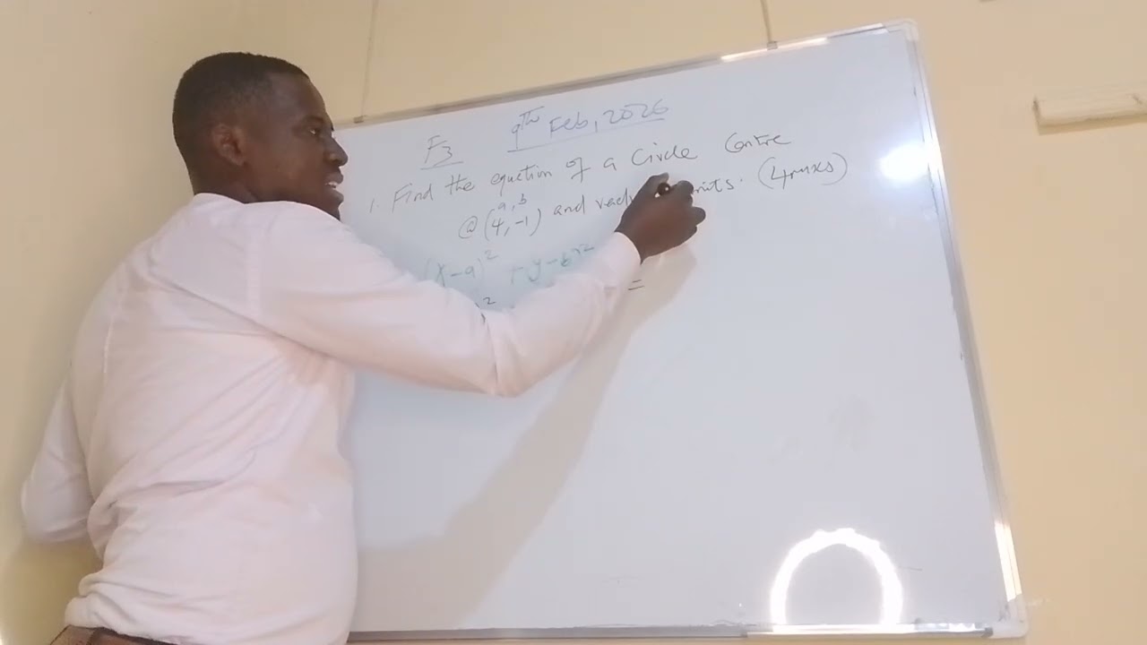 Equations of circles 4