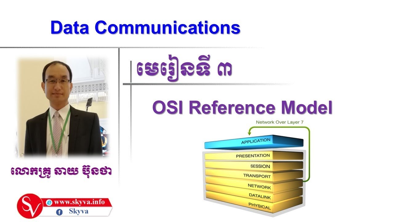 Data Communications Chapter3 OSI Reference Model-Khmer Lesson