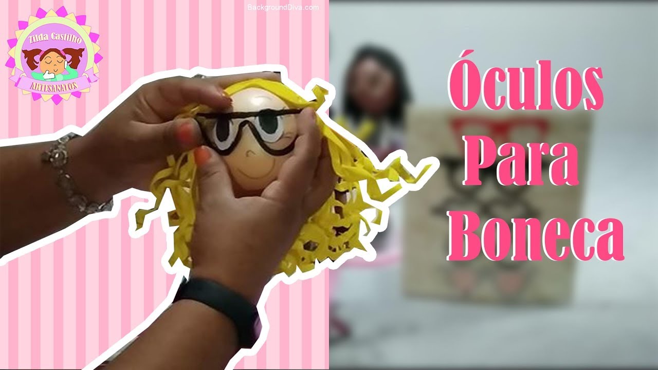DIY - Como Fazer Acessórios Para Bonecas Em EVA (Óculos)