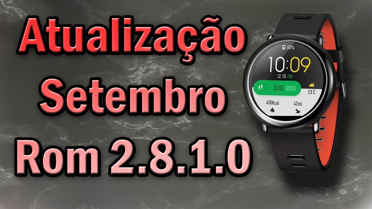 Update Amazfit Pace - Setembro 2018 - como atualizar?