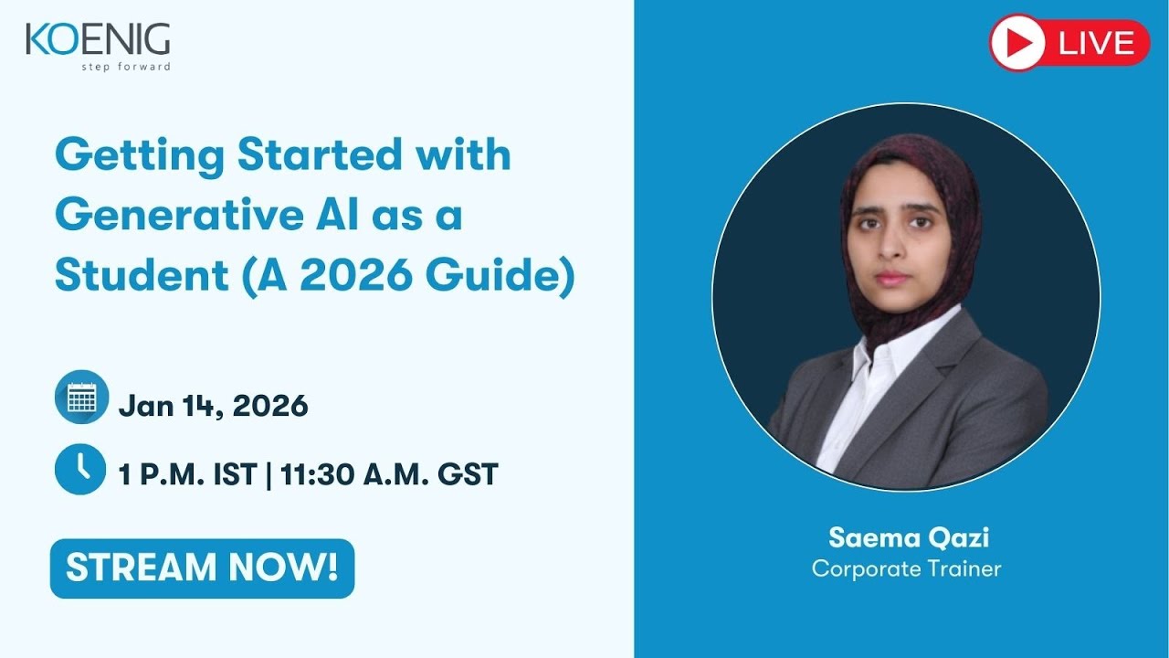 Getting Started with Generative AI as a Student (A 2026 Guide)
