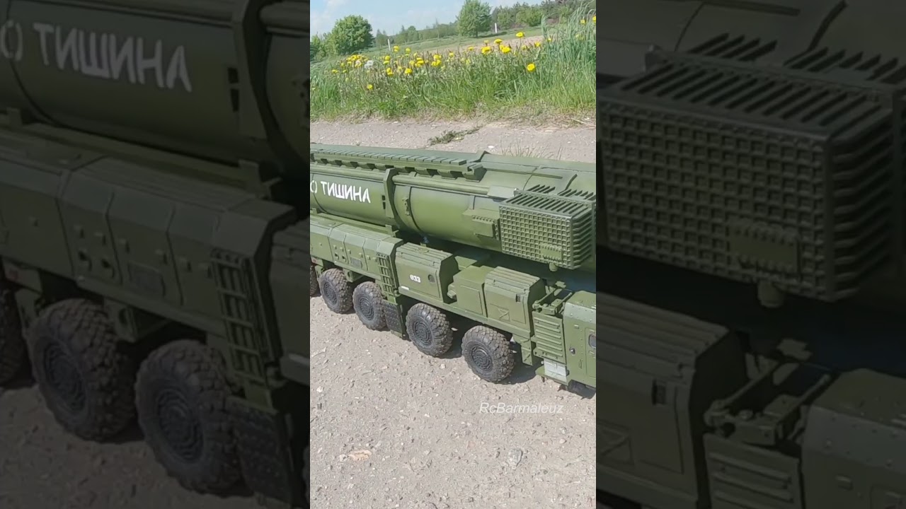 Тополь-М на Радиоуправлении масштаб 1/16 пробный пуск #scalemodel #rchobby #rcscale