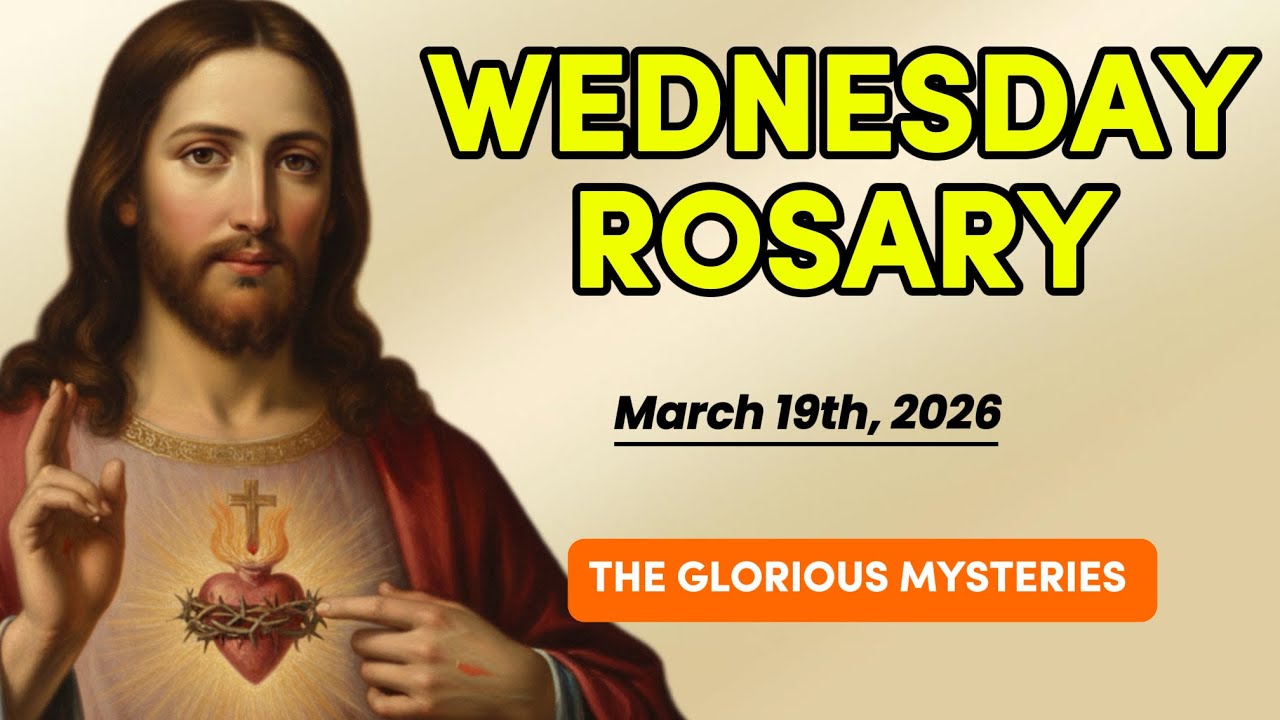 Rosary Today | Glorious Mysteries of the Holy Rosary (Wednesday Prayer for Hope) we love Ave Maria