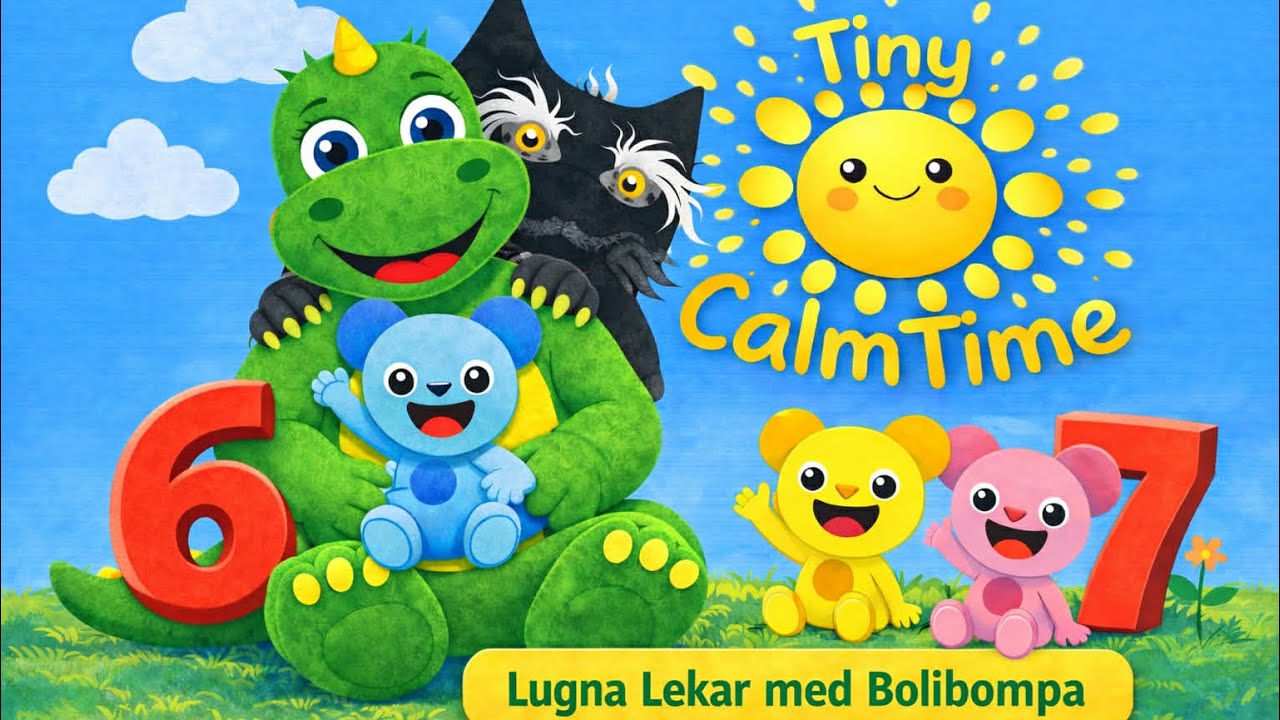 ☀️ Tiny Calm Time ☀️ Lugna Lekar med Bolibompa & Sommarskuggan | Siffra 6 & 7