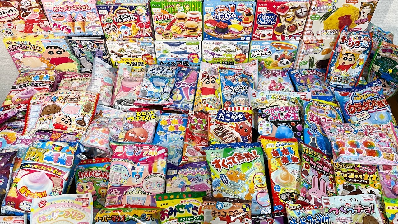 【日本の知育菓子】大人にも人気の知育菓子61種類まとめ！クラシエ ポッピンクッキンJapanese educational sweets PoppinCookin DIY Candy