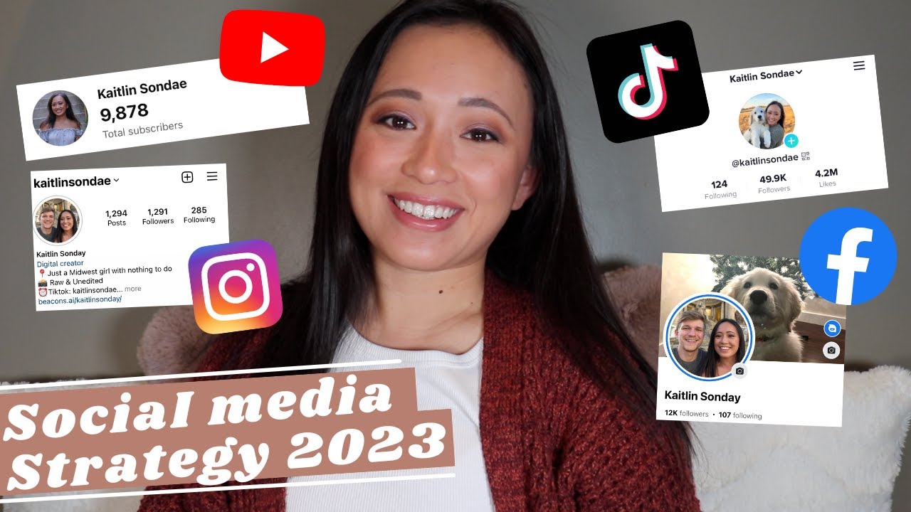My Social Media Strategy 2023 (Tiktok, Youtube, Instagram, & Facebook) | Social Media Growth