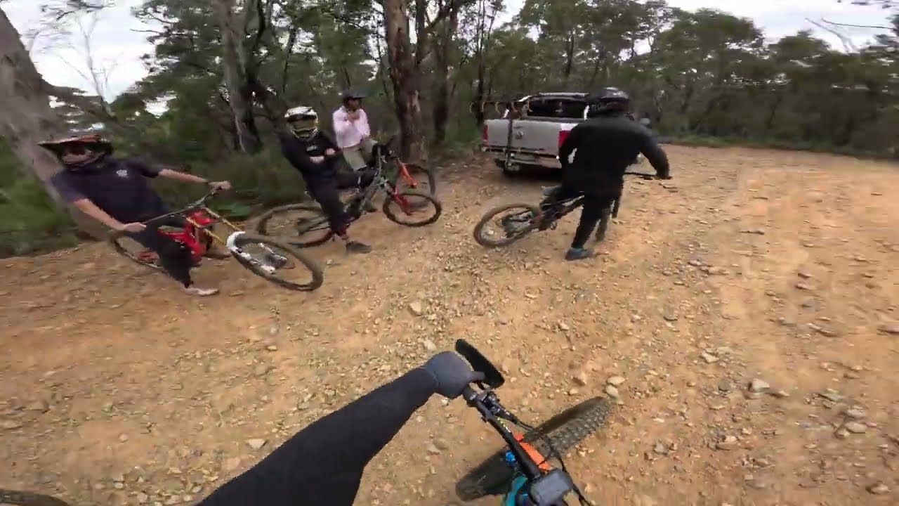 Blue Range DH FULL GoPro RUN! Canberra's Best DH Trail | Tom Locke