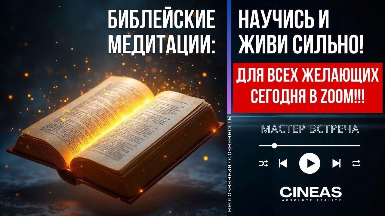 БИБЛЕЙСКИЕ МЕДИТАЦИИ: НАУЧИСЬ И ЖИВИ СИЛЬНО! / МАСТЕР ВСТРЕЧИ @in_heaven