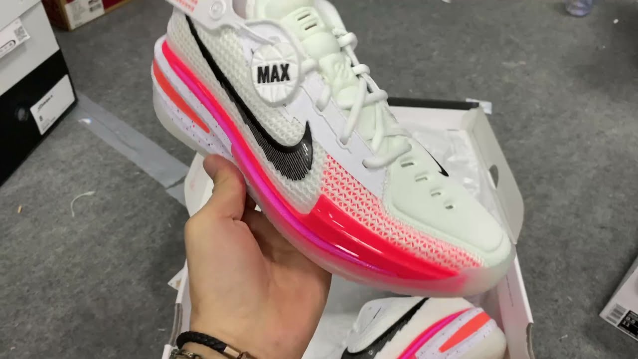 Nike Air Zoom GT Cut EP White Bright Crimson Black CZ0176-106