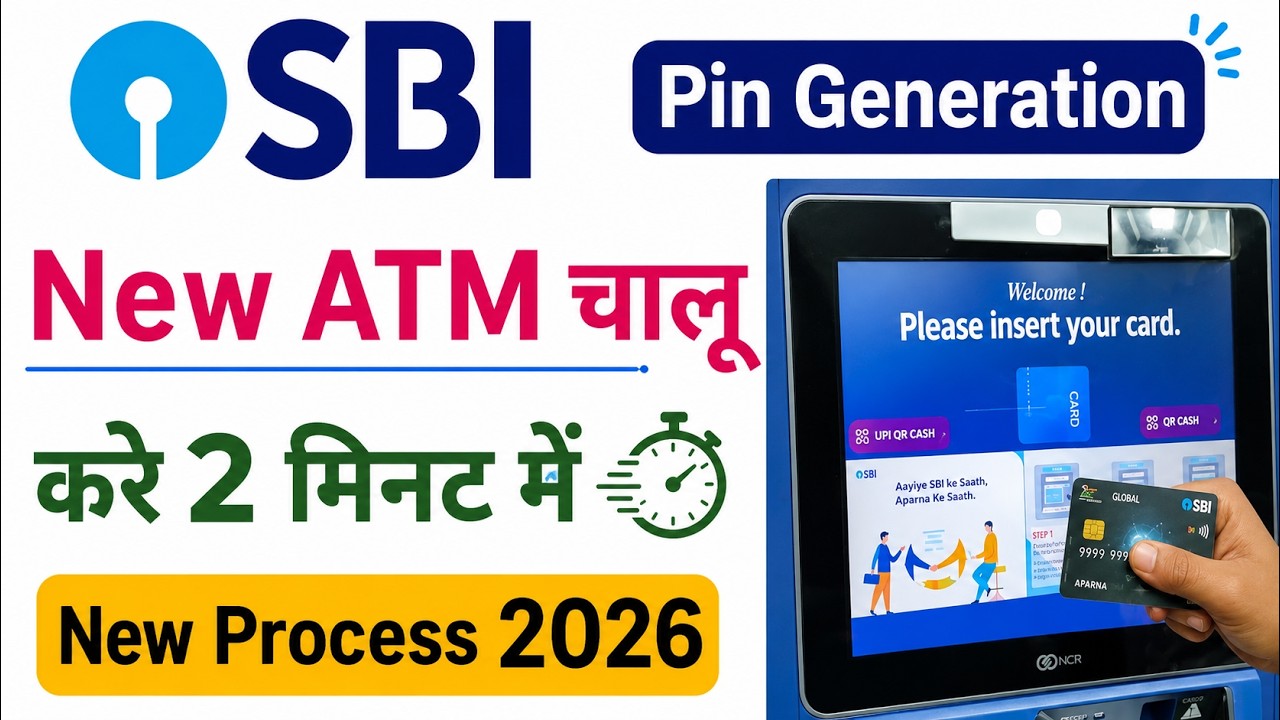 ✅ sbi atm pin generation latest video || sbi new atm card activation atm machine || @ssmsmarttech