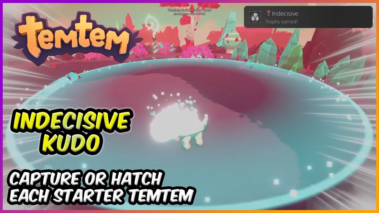 Indecisive Kudo - Temtem Kudo (Capture or hatch each starter Temtem)
