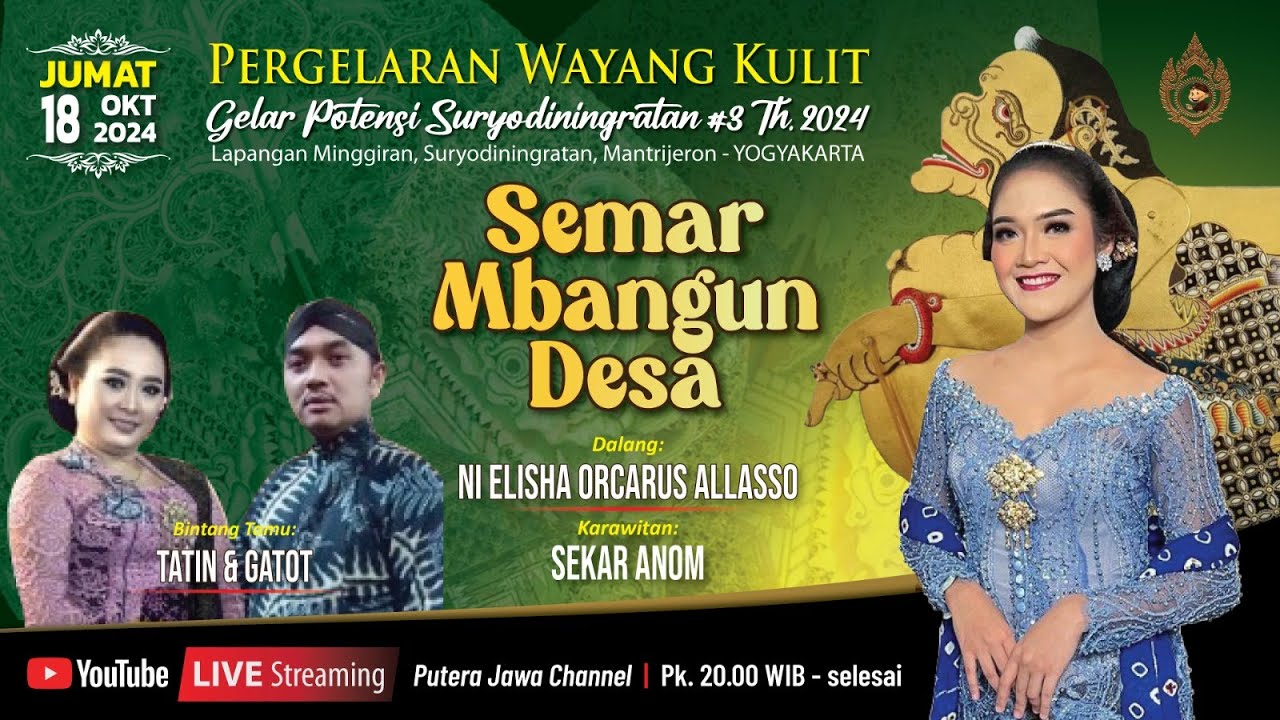📡 LIVE WAYANG KULIT DALANG NI ELISHA ORCARUS ALLASSO, SEMAR MBANGUN DESA BT. TATIN, ANTING & GATOT