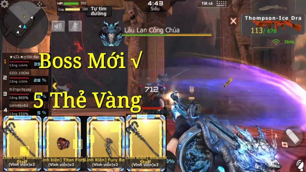 CF Mobile/CF Legends | Hướng Dẫn Đi AI Lâu Lan Cổ Mộ - BOSS Siêu Khó [Mới]