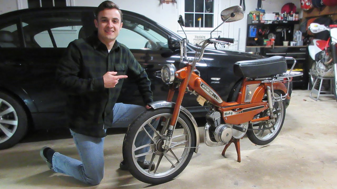 Barn Find 1979 Motobecane Moped - Restoration & Complete Transformation!