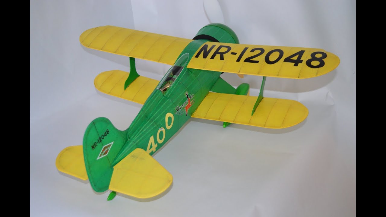 Rubber powered Laird Super Solution flying model by Dumas, Build