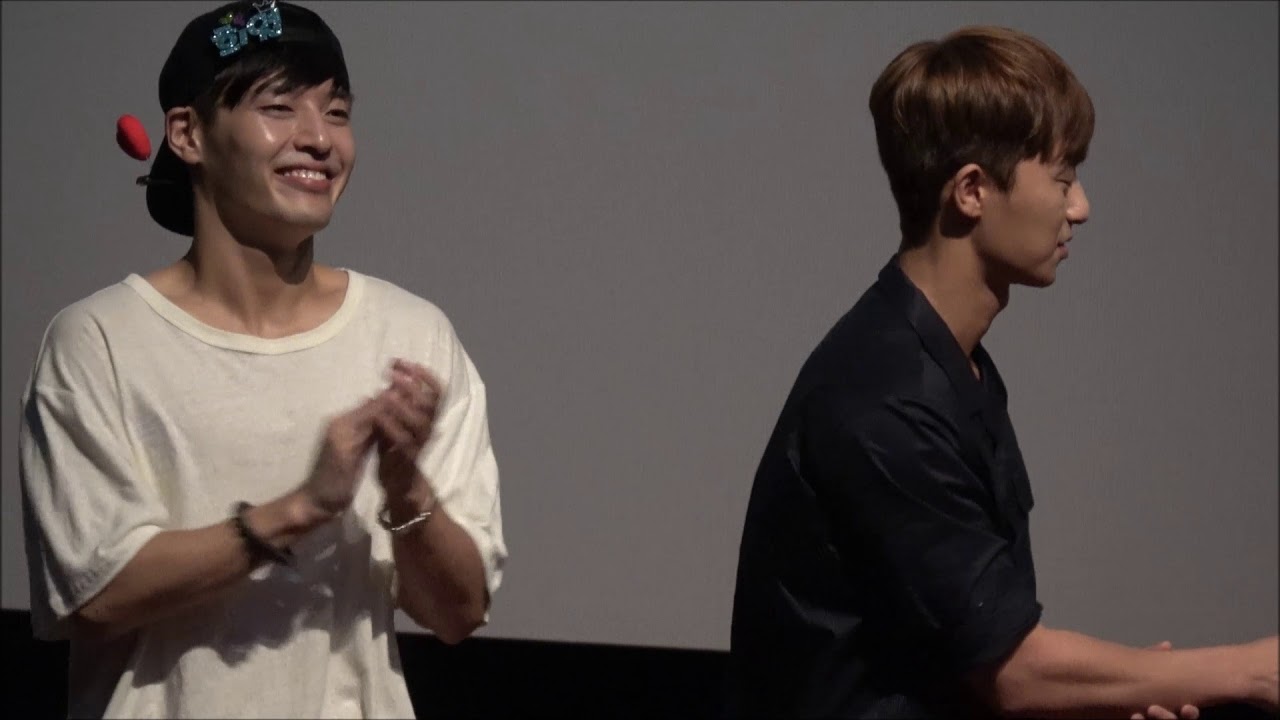 박서준X강하늘 청년경찰 무대인사(170812 롯데시네마 건대입구)