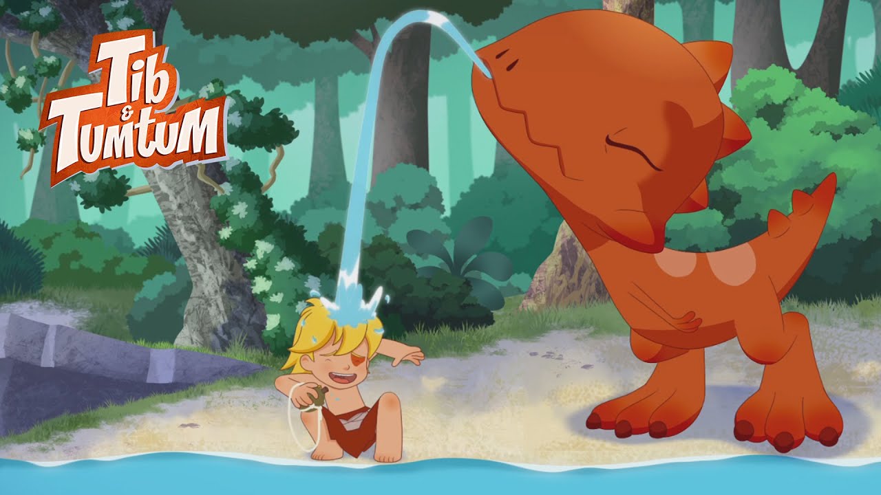 Tatoum has problems 🤨💦| Tib and Tumtum  English | Full Episodes | 1H | Dinosaur cartoon
