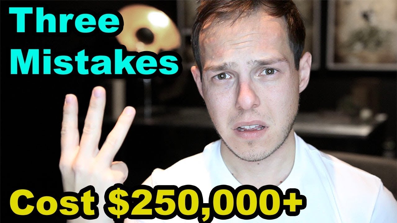 The 3 ways I LOST over $250,000 as a Real Estate Agent