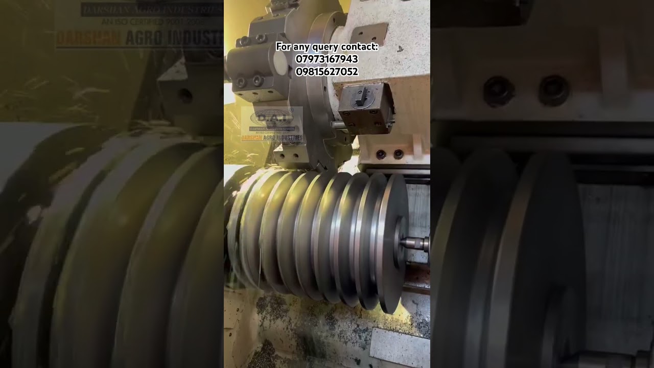 V Belt Pulley 12&rdquo; 8C  #industrial #pulley #pulleys #vbeltpulley #motorpulley #cnc