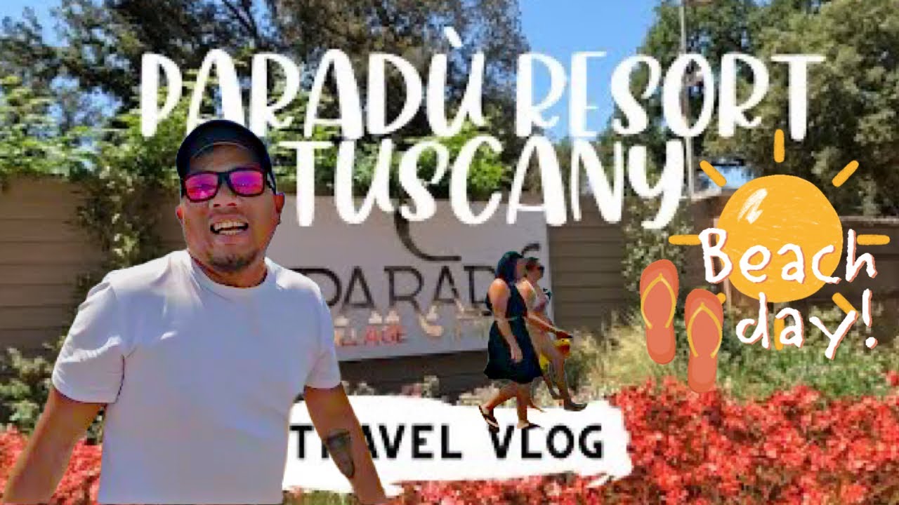 PARADU RESORT TUSCANY ITALY ep. 3  sa beach naman ng paradu